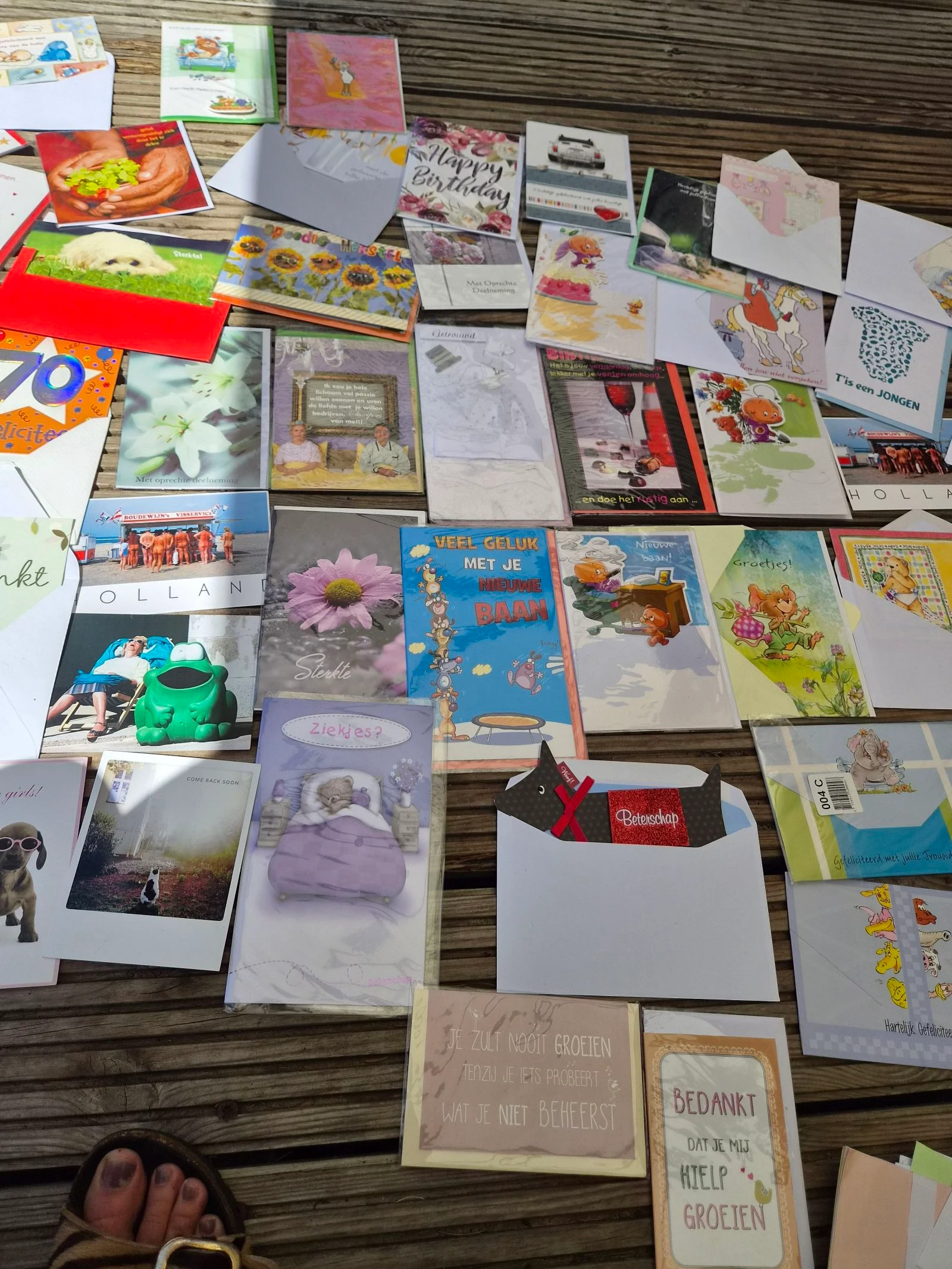 50 Tarjetas de felicitación impecables y 35 sobres nuevos – photo 2